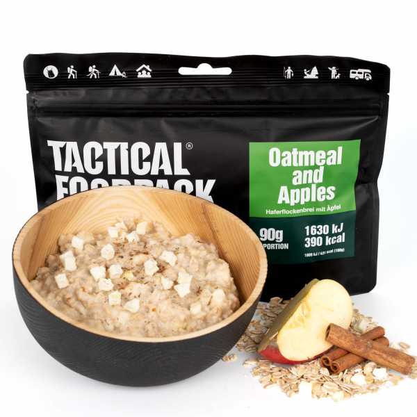 Outdoor Food Oatmeal and Apples 90g