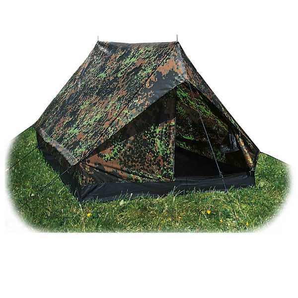 Tent for 2 Persons Mini Pack Standart flecktarn