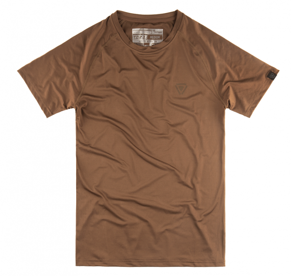 T.O.R.D. Covert Athletic Fit Performance Tee coyote