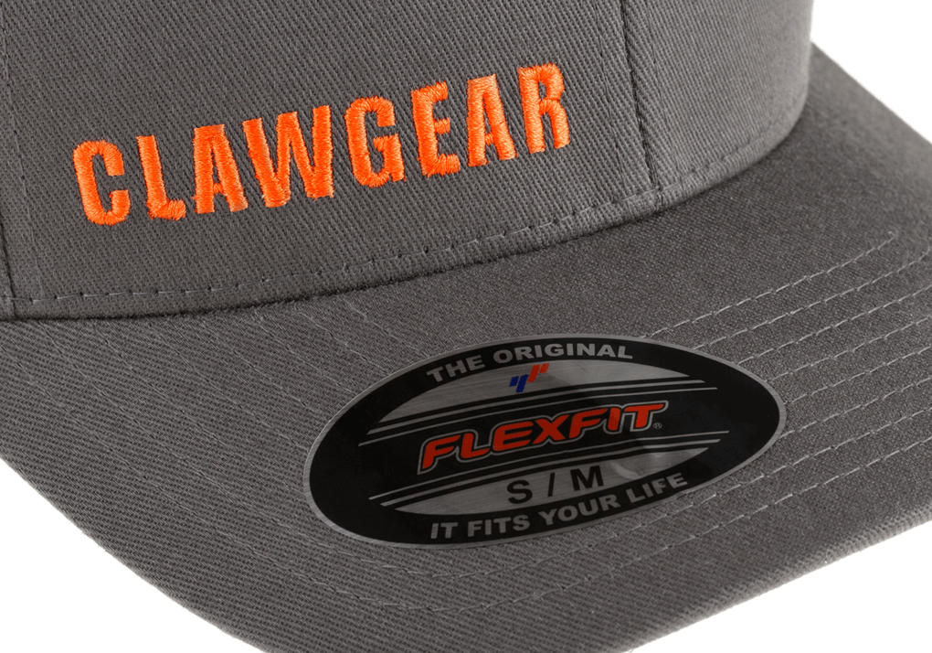 Clawgear CG Flexfit Men's Tactical Military Airsoft Logo Ball Baseball Cap Grey 