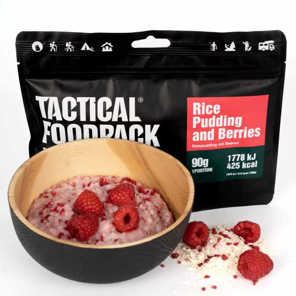 Outdoor Food Rice Pudding and Berries 90g