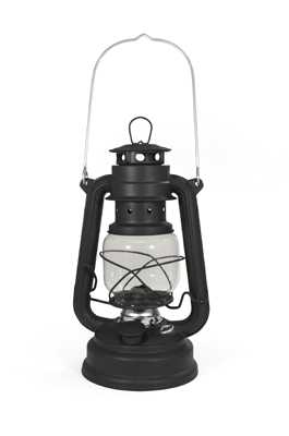 Origin Outdoors Storm Lantern Lamp Oil/Petrol Hurricane Black