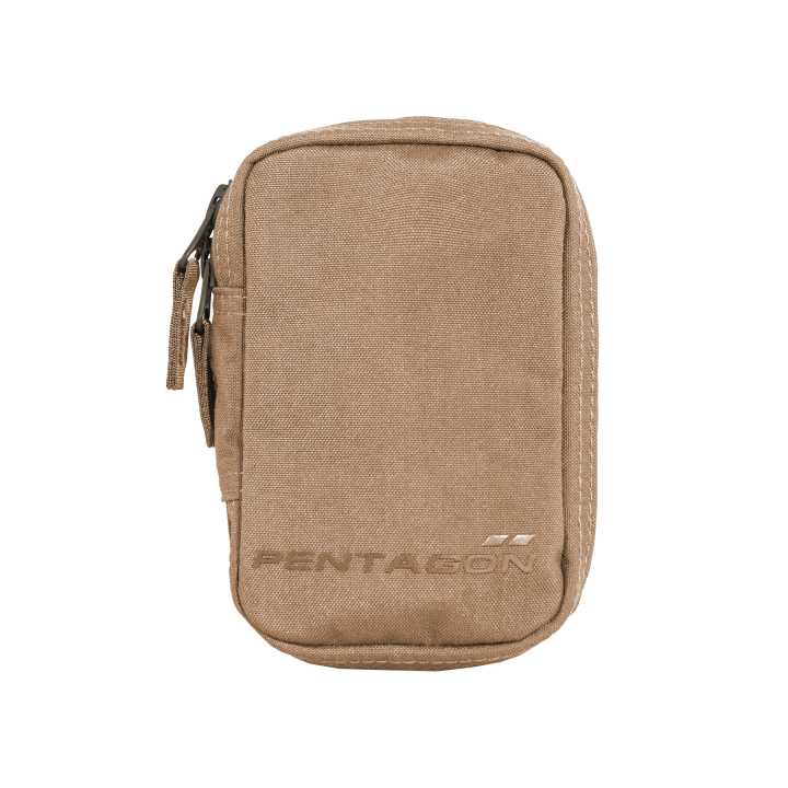 Pentagon Kyvos Utility Pouch Mesh Patrol Tactical ID Military MOLLE Case Coyote 